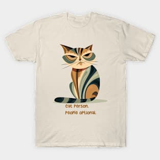 Cat person, people optional T-Shirt